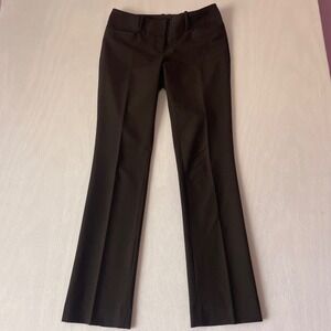 The Limited NWOT Drew Fit Brown Dress Pants Womens 4R Straight Leg Trousers